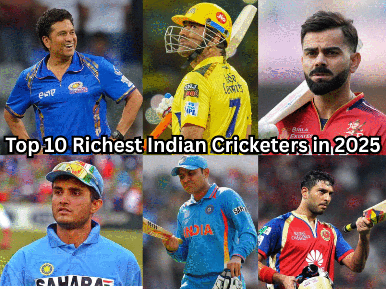 Top 10 Richest Indian Cricketers in 2025 | Net Worth