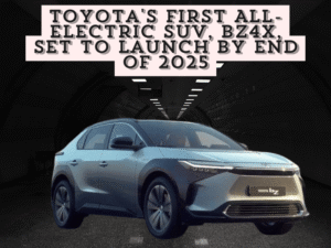 The first all-electric SUV from Toyota named bZ4X will enter the market at the end of 2025.