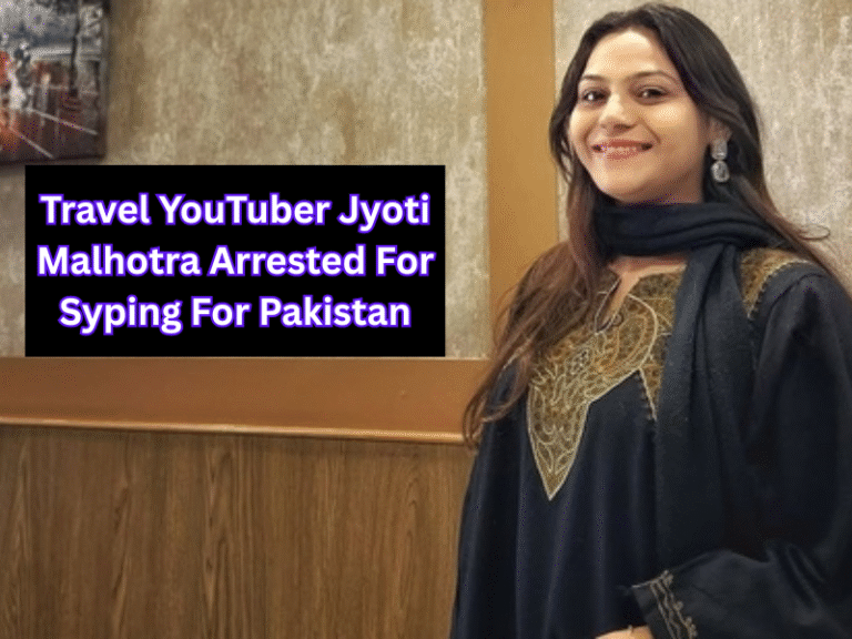 Travel Vlogger Jyoti Malhotra Turned Spy Suspect