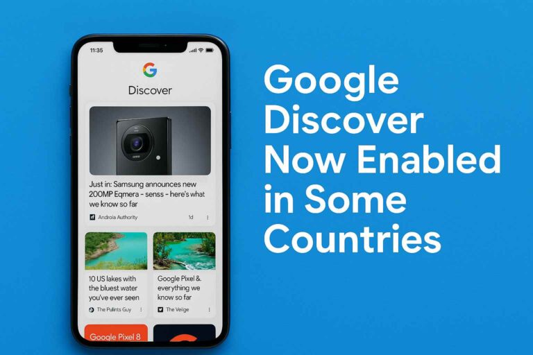 Google Discover Now Active in More Countries